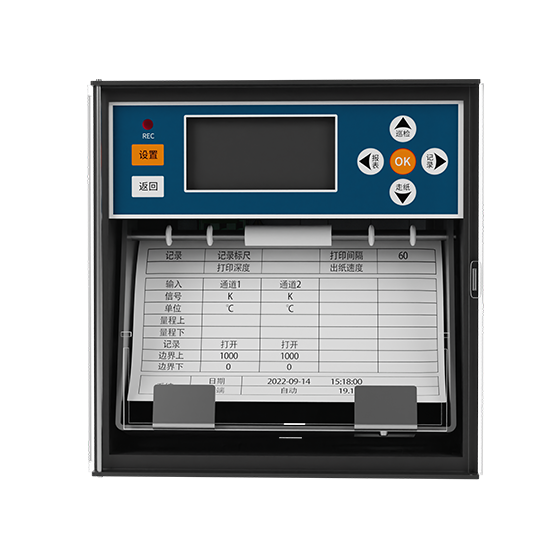ballbet贝博R1200 1-12路 液晶智能 打印有纸记录仪 电流/电压/温度/压力